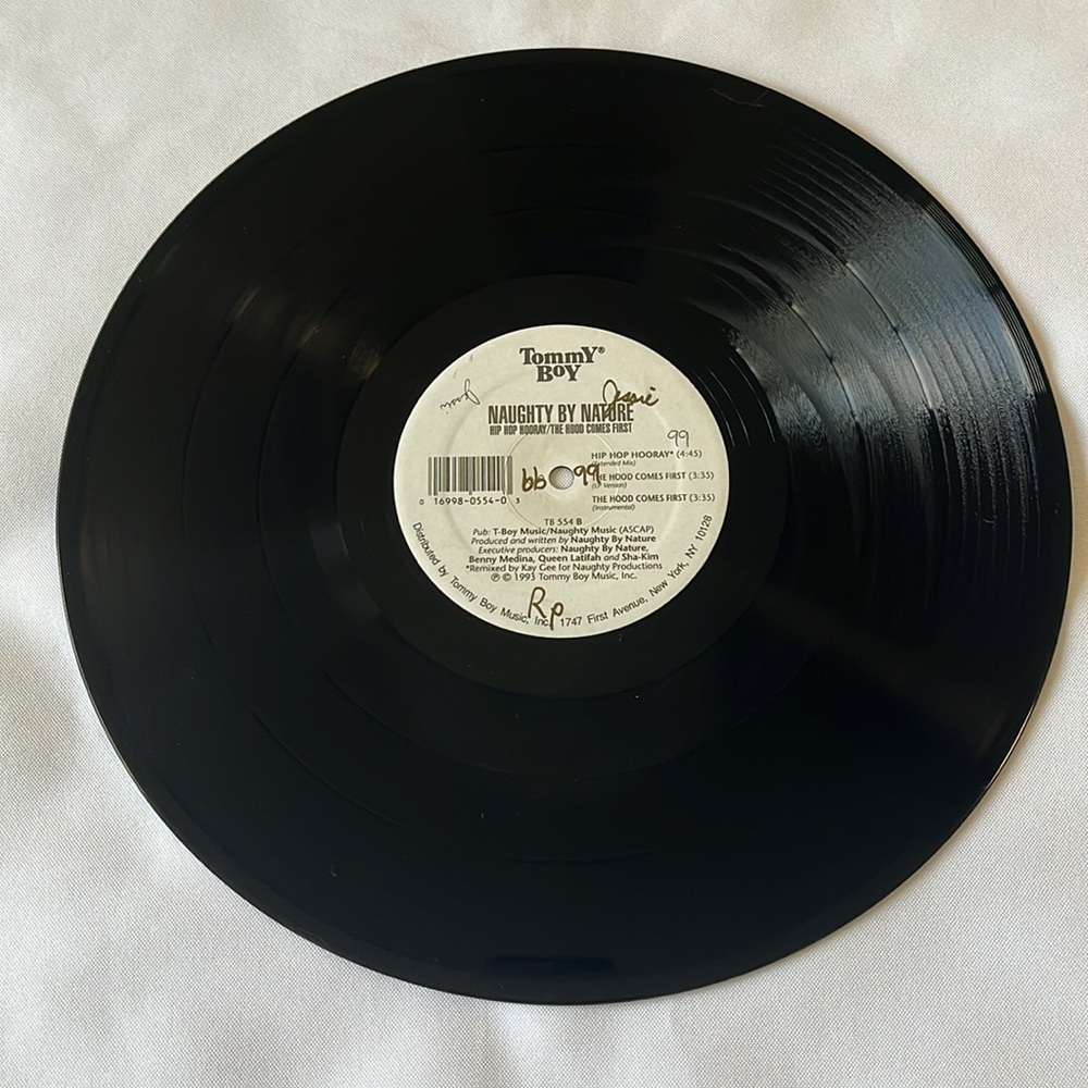 NAUGHTY BY NATURE – "HIP HOP HOORAY" VINYL RECORD ✨✨✨ - Picture 6 of 6